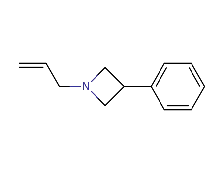 Molecular Structure of 7215-17-0 (3-phenyl-1-(prop-2-en-1-yl)azetidine)
