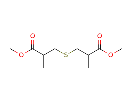 Molecular Structure of 72259-19-9 (3,3'-Thiobis[2-methylpropanoic acid methyl] ester)