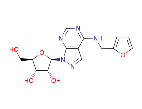 N-(furan-2-ylmethyl)-1-pentofuranosyl-1H-pyrazolo[3,4-d]pyrimidin-4-amine