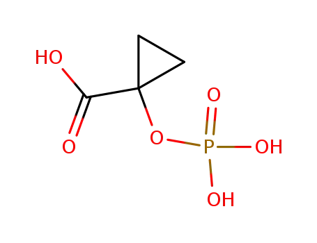 Molecular Structure of 78544-76-0 (1-hydroxycyclopropanecarboxylic acid phosphate)