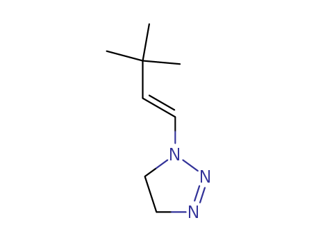 1H-1,2,3-Triazole,1-(3,3-dimethyl-1-buten-1-yl)-4,5-dihydro- cas  78827-50-6