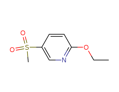 Pyridine, 2-ethoxy-5-(methylsulfonyl)- (9CI)