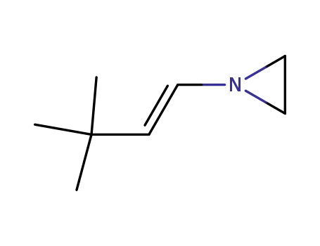 Molecular Structure of 78827-54-0 (1-(3,3-dimethylbut-1-en-1-yl)aziridine)