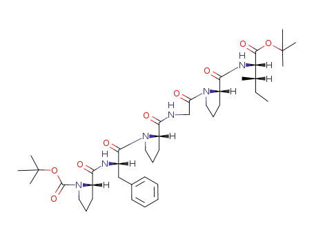 tert-butyl N-tert-butyloxycarbonyl-L-prolyl-L-phenylalanyl-L-prolylglycyl-L-prolyl-L-isoleucinate