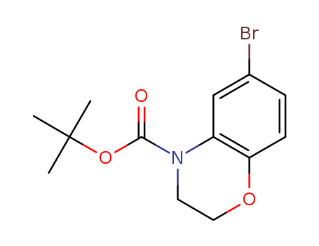 tert-Butyl6-bromo-2H-benzo[b][1，4]oxazine-4(3H)-carboxylate