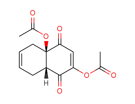 (+/-)-2,4a-diacetoxy-(4a<i>r</i>,8a<i>c</i>)-4a,5,8,8a-tetrahydro-[1,4]naphthoquinone