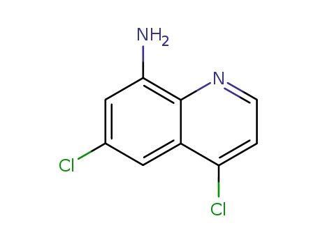 Molecular Structure of 181189-00-4 (4,6-Dichloroquinolin-8-aMine)
