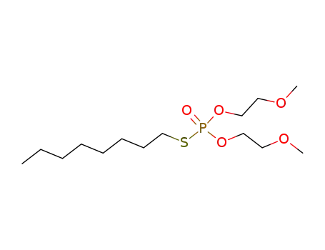Molecular Structure of 72209-06-4 (bis(2-methoxyethoxy)-octan-2-yloxy-sulfanylidene-phosphorane)