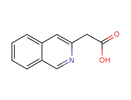 Molecular Structure of 72033-13-7 (2-(ISOQUINOLIN-3-YL)ACETIC ACID)