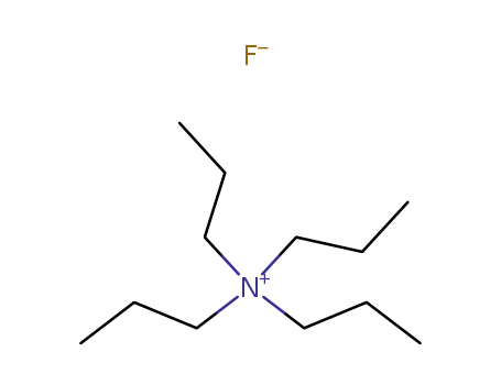Molecular Structure of 7217-93-8 (Tetrapropyl Ammonium Fluoride)