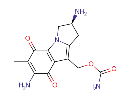Carbamic acid (S)-2,7-diamino-6-methyl-5,8-dioxo-2,3,5,8-tetrahydro-1H-pyrrolo[1,2-a]indol-9-ylmethyl ester