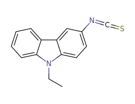 Molecular Structure of 95756-56-2 (9-ETHYL-3-ISOTHIOCYANATO-9H-CARBAZOLE)