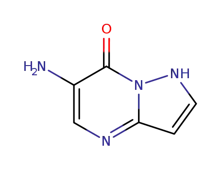 Molecular Structure of 78666-77-0 (Pyrazolo[1,5-a]pyrimidin-7(1H)-one, 6-amino- (9CI))