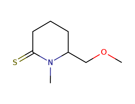 2-PIPERIDINETHIONE,6-(METHOXYMETHYL)-1-METHYL-