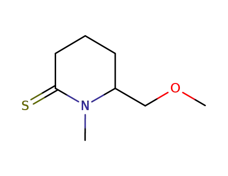 2-Piperidinethione,  6-(methoxymethyl)-1-methyl-