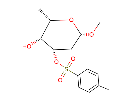 6-methoxy-2-methyl-4-(4-methylphenyl)sulfonyloxy-oxan-3-ol cas  72002-50-7