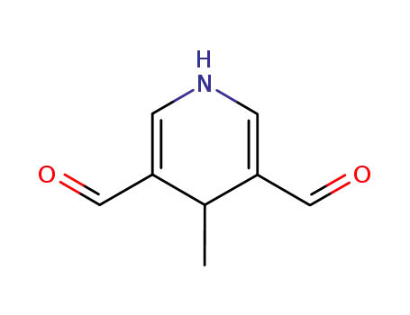 Molecular Structure of 71970-43-9 (3,5-Pyridinedicarboxaldehyde, 1,4-dihydro-4-methyl- (9CI))