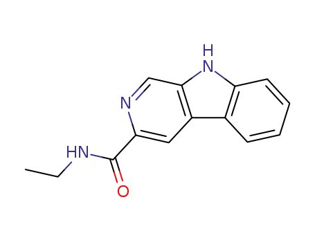 Molecular Structure of 78538-80-4 (N-ethyl-9H-beta-carboline-3-carboxamide)