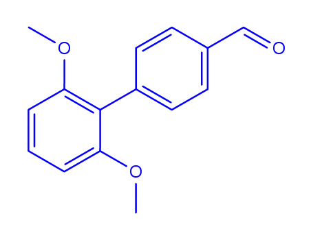 Molecular Structure of 791839-59-3 (4-(2,6-Dimethoxyphenyl)benzaldehyde)