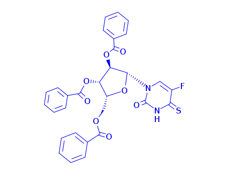5-FLUORO-4-THIO-1-(2'', 3'', 5''-TRI-O-BENZOYL-β-L-RIBOFURANOSYL)URACIL