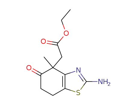 ethyl 2-amino-4,5,6,7-tetrahydro-4-methyl-5-oxo-4-benzothiazoloacetate