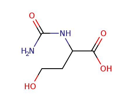 Molecular Structure of 79056-17-0 (D-Homoserine, N-(aminocarbonyl)- (9CI))
