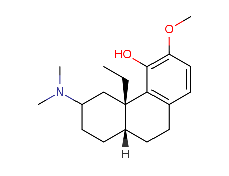 4-Phenanthrol, 6b-(dimethylamino)-4ba-ethyl-4b,5,6,7,8,8aa,9,10-octahydro-3-methoxy-(7CI,8CI)