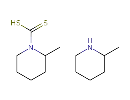 Molecular Structure of 7256-21-5 (PIPECOLYLDITHIOCARBAMIC ACID PIPECOLINIUM SALT)
