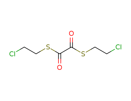 Ethanebis(thioic) acid,S1,S2-bis(2-chloroethyl) ester cas  7250-47-7
