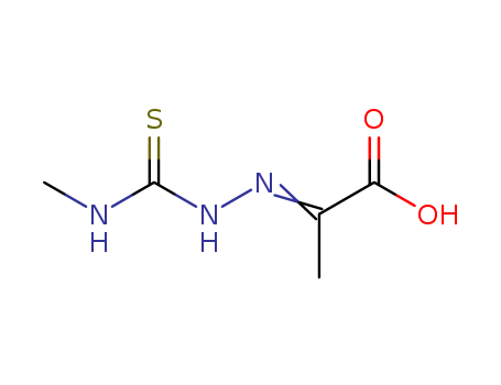 2-(methylthiocarbamoylhydrazinylidene)propanoic acid cas  7255-69-8