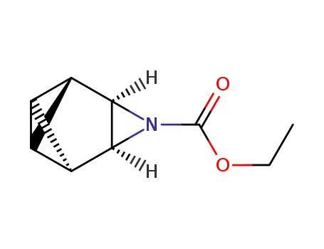 Molecular Structure of 72393-09-0 (7-Azatetracyclo[4.1.0.02,4.03,5]heptane-7-carboxylicacid,ethylester(9CI))