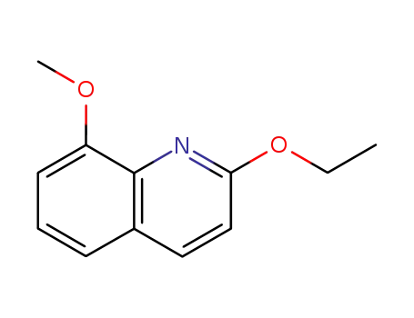 Molecular Structure of 72543-47-6 (Quinoline, 2-ethoxy-8-methoxy- (9CI))