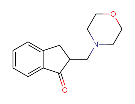 Molecular Structure of 75473-81-3 (1H-Inden-1-one, 2,3-dihydro-2-(4-morpholinylmethyl)-)