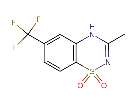 3-methyl-6-(trifluoromethyl)-4H-1,2,4-benzothiadiazine 1,1-dioxide