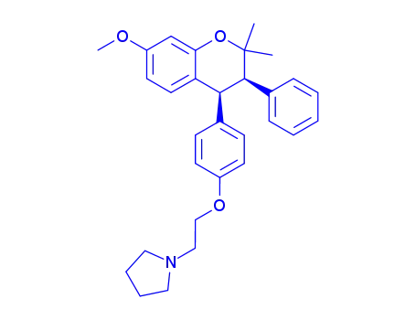 Molecular Structure of 78994-24-8 (Ormeloxifene)