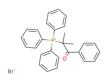 Molecular Structure of 17730-95-9 (Phosphonium, (1,1-dimethyl-2-oxo-2-phenylethyl)triphenyl-, bromide)