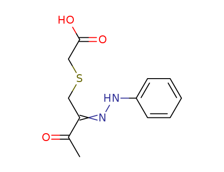 Acetic acid,2-[[3-oxo-2-(2-phenylhydrazinylidene)butyl]thio]-