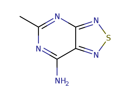 [1,2,5]Thiadiazolo[3,4-d]pyrimidin-7-amine, 5-methyl- cas  7248-53-5