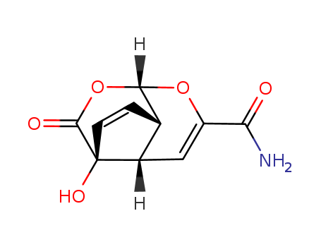 1,5-(Epoxymethano)cyclopenta[c]pyran-3-carboxamide,1,4a,5,7a-tetrahydro-5-hydroxy-8-oxo-, (1S,4aS,5S,7aS)- cas  79127-35-8