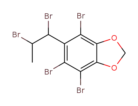 1,3-Benzodioxole,4,5,7-tribromo-6-(1,2-dibromopropyl)-