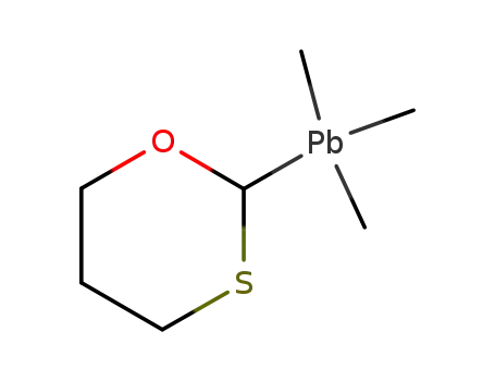 Plumbane, trimethyl-1,3-oxathian-2-yl-