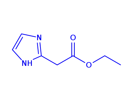 Molecular Structure of 791569-71-6 (1H-Imidazole-2-aceticacid,ethylester(9CI))