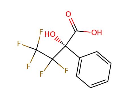 Molecular Structure of 91935-84-1 (3,3,4,4,4-PENTAFLUORO-2-HYDROXY-2-(P-TOLYL)-BUTYRIC ACID)