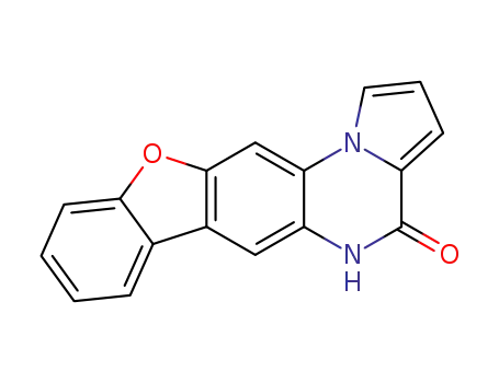 Molecular Structure of 72499-64-0 ([1]Benzofuro[3,2-g]pyrrolo[1,2-a]quinoxalin-4(5H)-one)