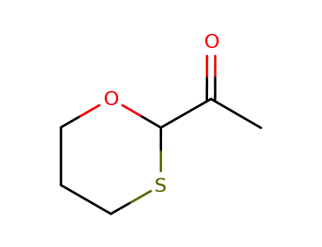 Molecular Structure of 79144-07-3 (Ethanone, 1-(1,3-oxathian-2-yl)- (9CI))