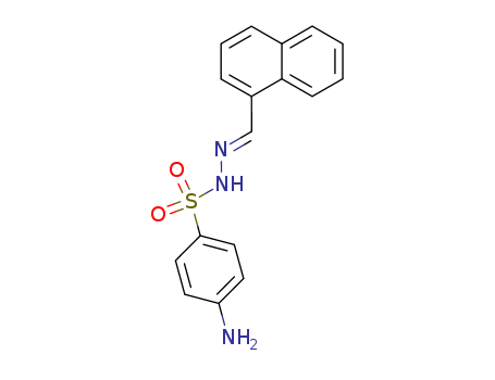 Benzenesulfonic acid,4-amino-, 2-(1-naphthalenylmethylene)hydrazide cas  7251-72-1
