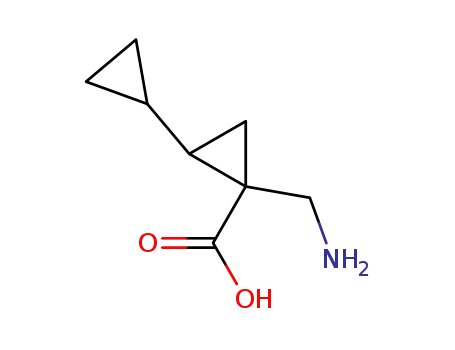 Molecular Structure of 724772-99-0 ([1,1-Bicyclopropyl]-2-carboxylicacid,2-(aminomethyl)-(9CI))