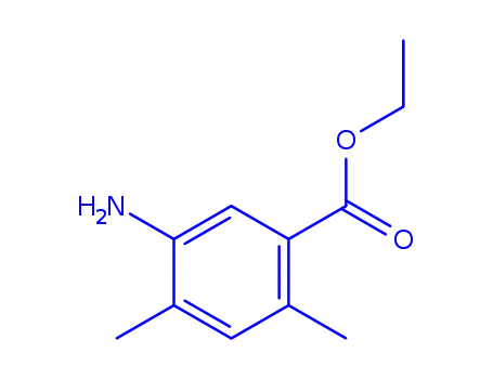 Molecular Structure of 791722-05-9 (Benzoic acid, 5-amino-2,4-dimethyl-, ethyl ester (9CI))