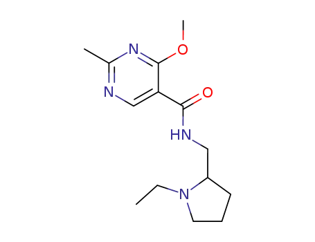 N-[(1-エチル-2-ピロリジニル)メチル]-4-メトキシ-2-メチル-5-ピリミジンカルボアミド