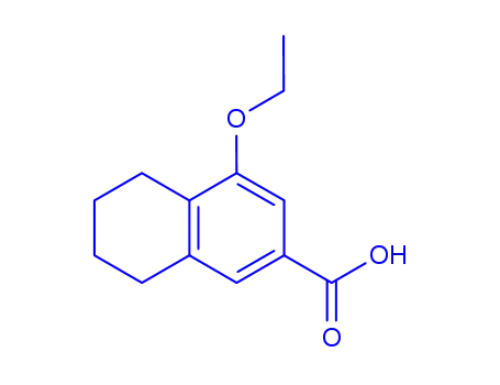 Molecular Structure of 791118-18-8 (2-Naphthoicacid,4-ethoxy-5,6,7,8-tetrahydro-(5CI))
